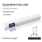 Mini Lâmpada Portátil Para Secagem De Unhas Uv Usb Rosa Branca Ferramentas De Manicure Diy
