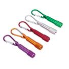 Mini lanterna LED, chaveiro, mosquetão, tocha, pacote com 5