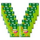 Mini lápis de cor sextavado com 12 cores, kit com 12 caixas