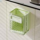 Mini Lata de Lixo Pendurada Indoor Dobrável em Plástico Verde para Cozinha e Banheiro OEM
