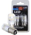 Mini Led Branco 2Polos Veicular 1157 Shocklight Mais Vendida