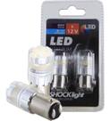 Mini Led Branco Pra Carro 2 Polos 23Smd Shocklight Original