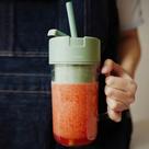 Mini Liquidificador Shake copoUSB Bivolt 6 Laminas 300 ML Mini Liquidificador Shake copoUSB Bivolt 6 Laminas 300 ML