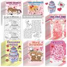 Mini livros de atividades Hungdao Wedding 48 unidades para meninas e meninos