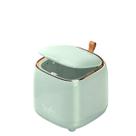 Mini lixeira de mesa com tampa elegante de pressão para abrir 1L