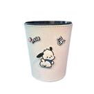 Mini lixeira de mesa Cute Dog Pattern Leather ABS 500g Mini lixeira de mesa Cute Dog Pattern Leather ABS 500g