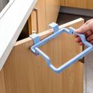 Mini lixeira de mesa pendurada em plástico azul