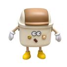 Mini lixeira de plástico, fofa caixa de mesa de desenho animado com tampa Mini lixeira de plástico, fofa caixa de mesa de desenho animado com tampa