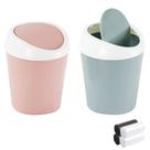 Mini lixeira SITAKE com 120 sacos de lixo de 120 ml