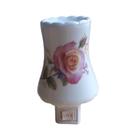 Mini Luminária Abajur C/ Difusor Bivolt De Tomada 2 Estágios