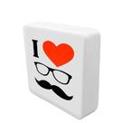 Mini Luminária Box Pai Mustache Usb Mini Luminária Box Pai Mustache Usb