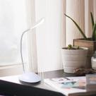 Mini Luminária LED Flexível para Mesa de Trabalho Escritório Notebook Sem Fio à Pilha Portátil
