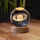 Mini Luminária Led Globo De Vidro 3d Abajur Quarto Infantil