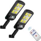 Mini Luminária Poste Rua Parede Solar Sensor 60w C/ Control