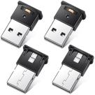 Mini luz LED USB Frienda de 4 peças, iluminação interior LED RGB para carro, luz ambiente LED USB inteligente DC 5V, luz de teclado para laptop, decoração de escritório doméstico, luminária noturna, brilho ajustável, 8 cores