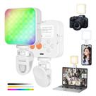 Mini Luz RGB Portátil para Câmera e Celular Iluminação Profissional Compacta