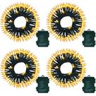 Mini luzes de corda de Natal DealBeta 4PACK 50 LED 5m Mini luzes de corda de Natal DealBeta 4PACK 50 LED 5m