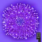 Mini luzes decorativas de Halloween LAMPHOME 66 pés 200 LED roxas Mini luzes decorativas de Halloween LAMPHOME 66 pés 200 LED roxas