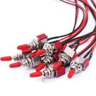 Mini Luzes LED De 2 Pinos Para Acessórios Automotivos Com Interruptor ON/OFF SPST 3A 250V 6A 125V E Mini Luzes LED De 2 Pinos Para Acessórios Automotivos Com Interruptor ON/OFF SPST 3A 250V 6A 125V E