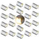 Mini luzes LED FNHMSL 20 peças branco quente a pilha