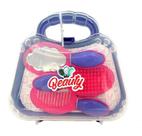 Mini Maleta Beauty Pakitoys Com Pente Escova e Espelho 1248