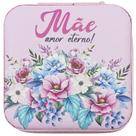 Mini maleta porta joias quadrada Mãe 9,5x9,5