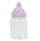 Mini mamadeira bico lilás com 10 unidades