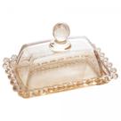 Mini Manteigueira Bolinha Âmbar 14x9x9,5cm - Wolff