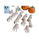 Mini Mãos De Plástico De Terror Para Halloween 8/15/36PCS, Membros Falsos Brancos Realistas Para Mini Mãos De Plástico De Terror Para Halloween 8/15/36PCS, Membros Falsos Brancos Realistas Para