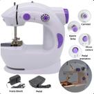 Mini Máquina Compacta Portátil Premium Prática Para Costura Reta Bivolt