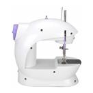 Mini Máquina De Costura 4 Em 1 Portátil Costureiro Prof Cor Branco 110v Mini Máquina De Costura 4 Em 1 Portátil Costureiro Prof Cor Branco 110v