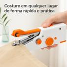 Mini Máquina de Costura Portátil Tecidos Roupas Barras Reparos Ajustável Prático Acessórios