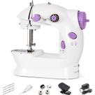 Mini Máquina De Costura Reta Lanmax Lmd-202 Portátil Branca