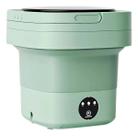 Mini Máquina De Lavar Dobrável De 8 Litros Com Centrifuga Cor Verde-8l