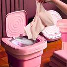 Mini Máquina de Lavar Roupa 9 LITROS FORTE Portátil Lavadora de Roupas íntima Leves De Bebê Calcinhas Cuecas com Centrífuga