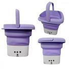 Mini Maquina de Lavar Roupas Dobrável com ALÇA 8 Litros Bivolt