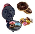 Mini Máquina Elétrica De Fazer Rosquinhas Donuts 3 Furos 110V