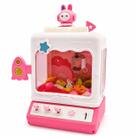 Mini Maquina Pegar Bichinho Infantil Brinquedo Interativo Cor:Rosa