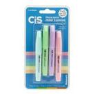 Mini Marca Texto CIS Lumini Pastel - Kit com 4 Unidades