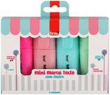 Mini Marca Texto Com Cheirinho De Tutti Frutti 4 Cores BRW