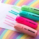 Mini Marca Texto Tutti Frutti com Cheiro - 4 Cores BRW