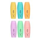 Mini Marcador de Texto Tons Pastel 6 Cores - BRW Mini Marcador de Texto Tons Pastel 6 Cores - BRW