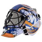 Mini máscara de goleiro de hóquei Franklin Sports New York Islanders Mini máscara de goleiro de hóquei Franklin Sports New York Islanders