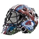 Mini máscara de goleiro de hóquei Franklin Sports NHL Colorado Avalanche