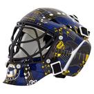 Mini máscara de goleiro de hóquei licenciada pela equipe Franklin Sports NHL Mini máscara de goleiro de hóquei licenciada pela equipe Franklin Sports NHL