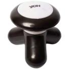 Mini Massageador Corporal Portátil Alux Preto Mini Massageador Corporal Portátil Alux Preto