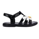 Mini Melissa Hip Bloomy Baby Preto Branco