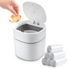 Mini mesa Business King com tampa de 2 litros com 180 sacos de lixo