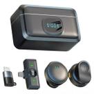 Mini Microfone Lapela Sem Fio Com Cancelamento De Ruído Magnético Profissional Para IOS Android Type C