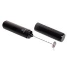 Mini Mixer a Pilha 3,5cm x 3,5cm x 22,5cm Preto Aço Inox